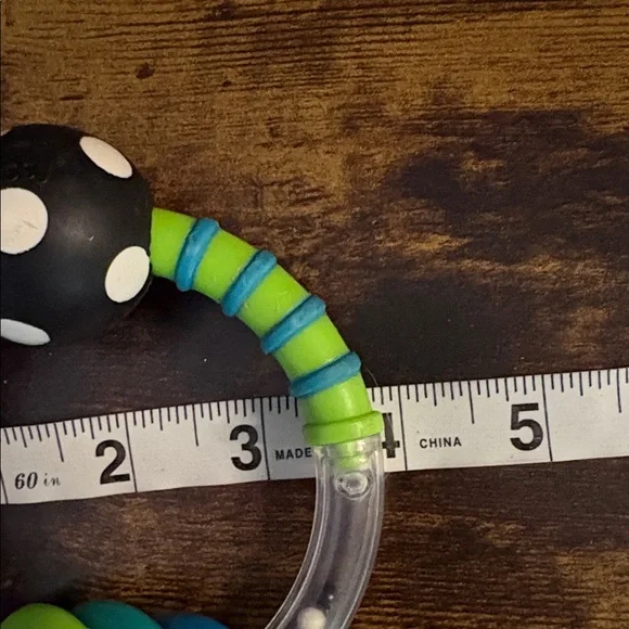 Colorful Baby Rattle with Rings - Picture 2 of 3